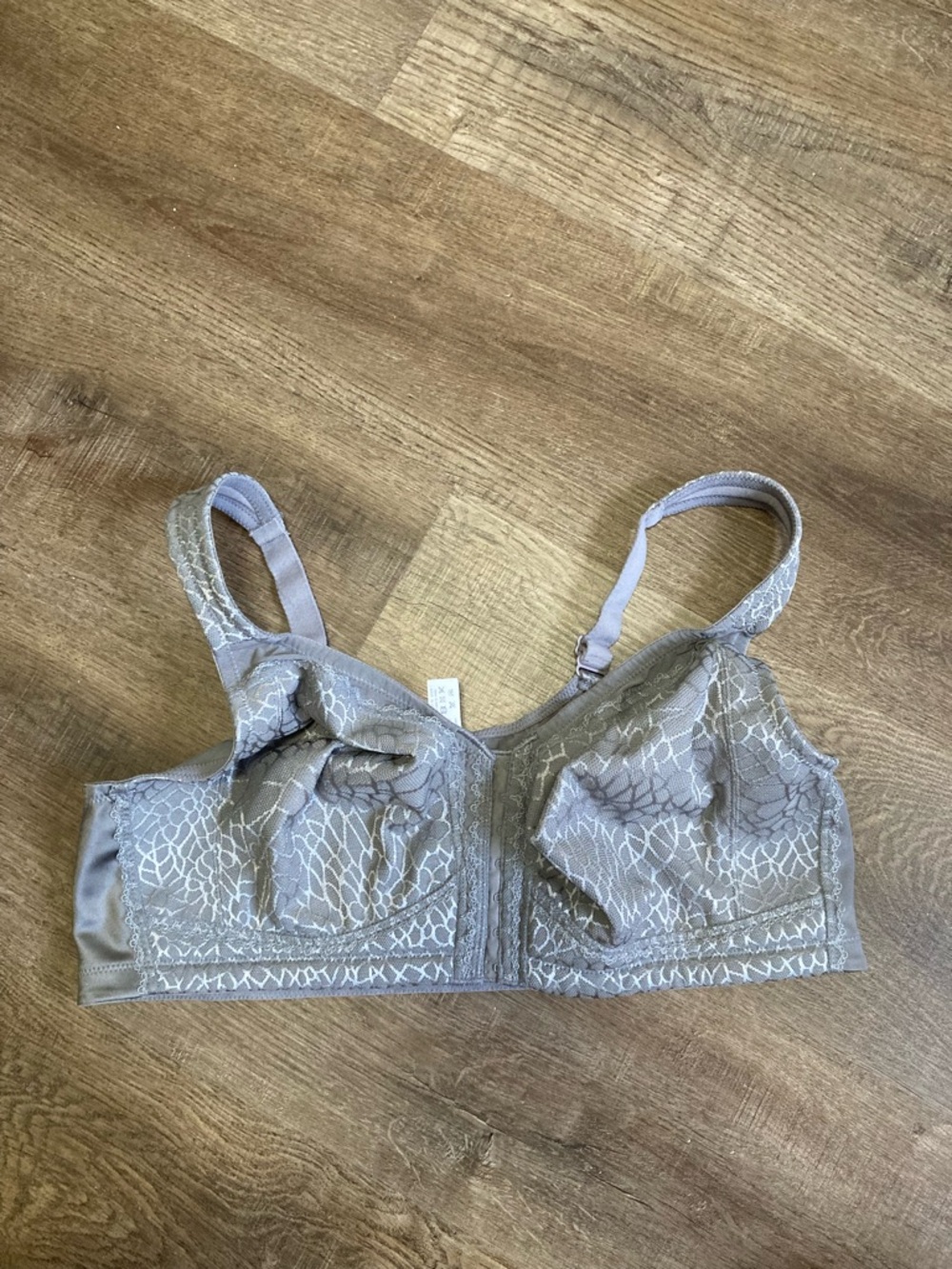 Unbranded Women’s Comfort Wireless Bra Gray Size 42C